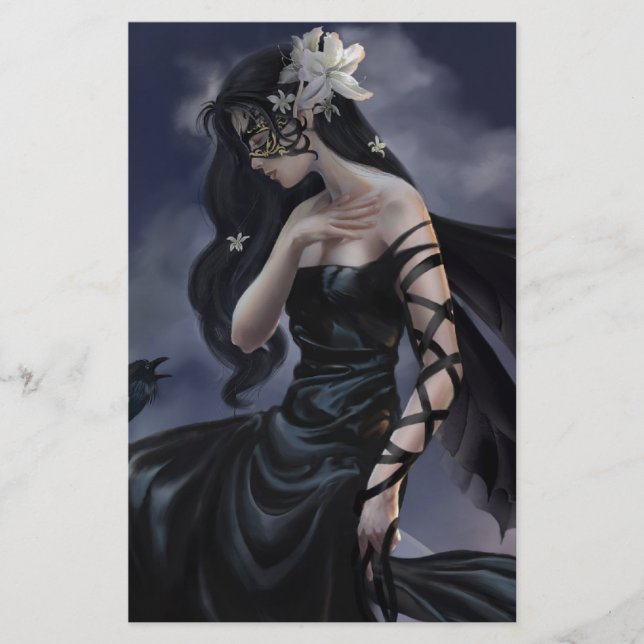 Papier ange gothique (Devant)