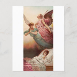Papier Anges gardiens avec enfant