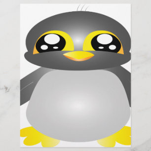 Papier animal de pingouin drôle mignon