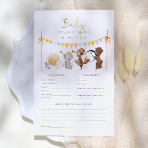 Papier Animaux des bois Parade prédictions et conseils po