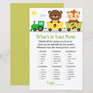 Papier Animaux entraîner Ce qui est dans votre sac à main