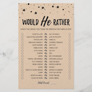 Papier Anniversaire Plutôt éditable jeu