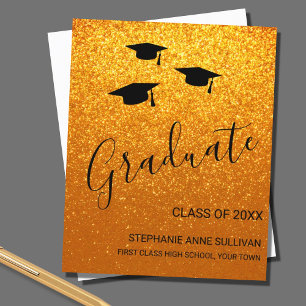 Papier Annonce de remise des diplômes personnalisée avec