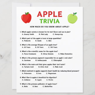 Papier Apple Trivia Game