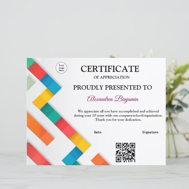 Papier Application de réalisation de code Qr Apprécier l' (Debout devant)