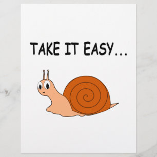 Papier Apportez-le facilement mignon escargot de dessin