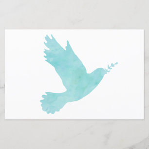 Papier Aquarelle Blue Dove
