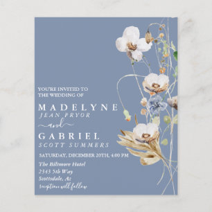 Papier Aquarelle de fleur sauvage de champ