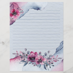 Papier Aquarelle Julia Floral
