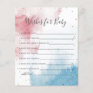 Papier Aquarelle Laver Genre Révéler les souhaits pour la