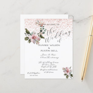 Papier Aquarelle rose Magnolias