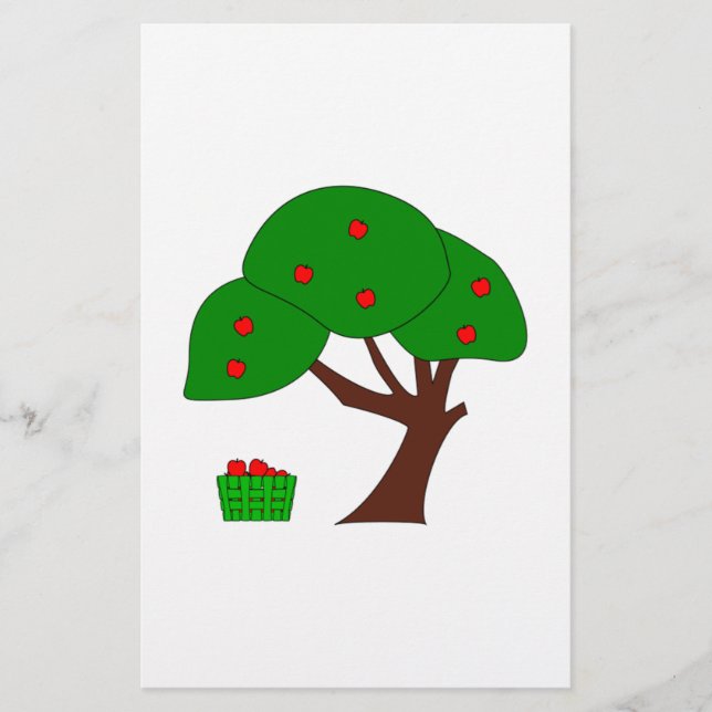 Papier Arbre Apple (Devant)