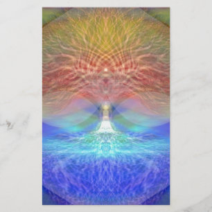 Papier Arbre arc-en-ciel du coeur