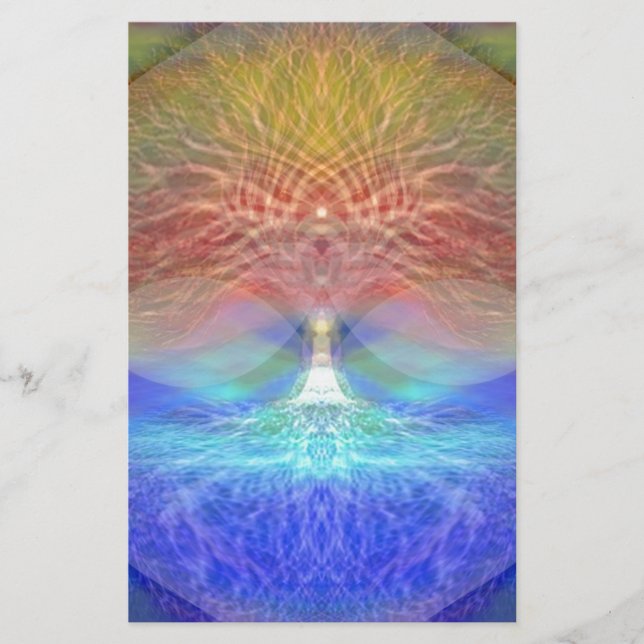 Papier Arbre arc-en-ciel du coeur (Devant)
