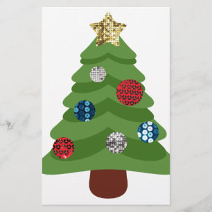 Papier arbre de noël émoji