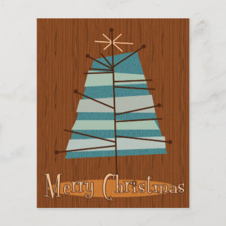 Papier Arbre de Noël Moderne du Milieu du Siècle