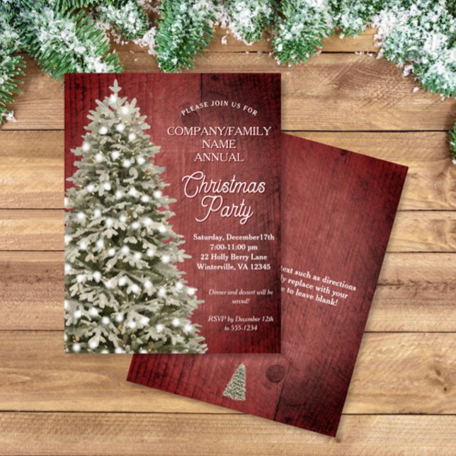 Papier Arbre de Noël Russe Rouge Budget de la fête des Fê (Créateur téléchargé)
