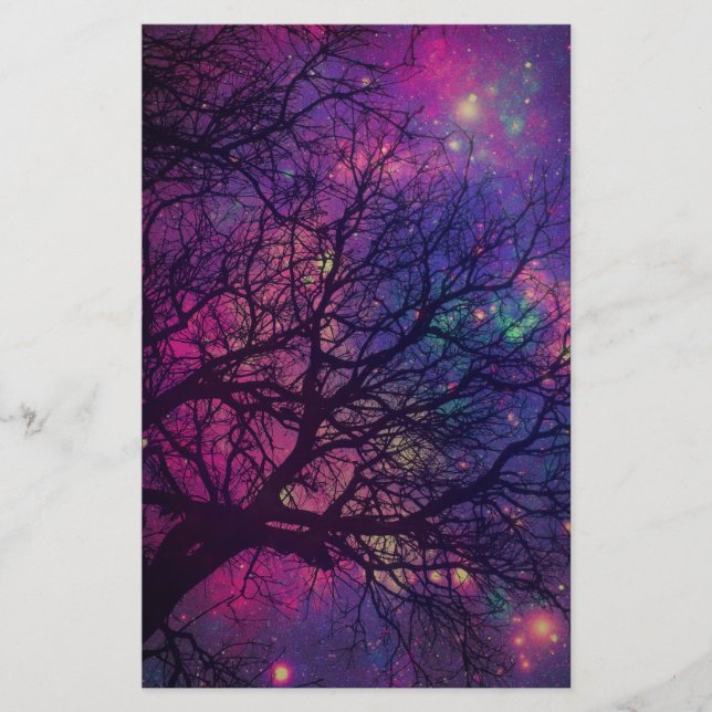 Papier Arbre x espace (Devant)