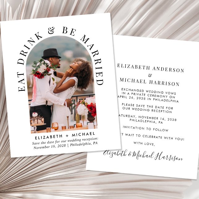 Papier Arc Budget Photo Mariage Réception Enregistrer La  (Créateur téléchargé)