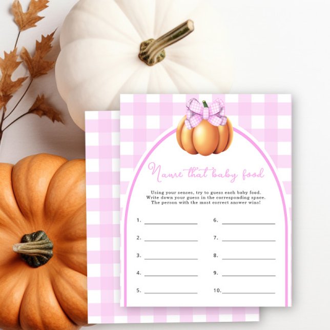 Papier Arc citrouille arc rose Nom ce jeu d'alimentation  (Créateur téléchargé)