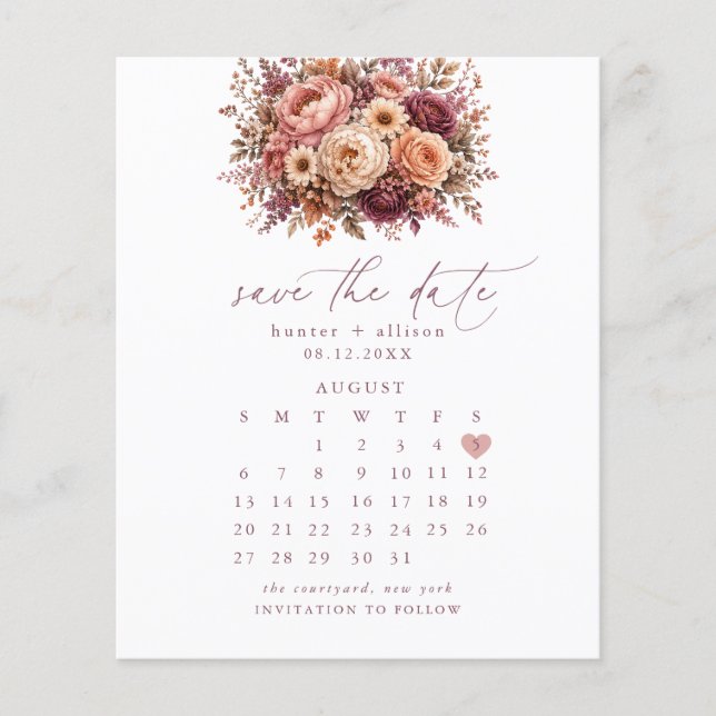 Papier Archer Save the Date  (Devant)