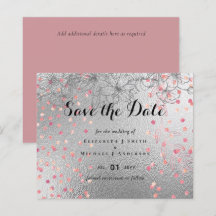 Argent Rosegold MARIAGE Parties scintillant métall