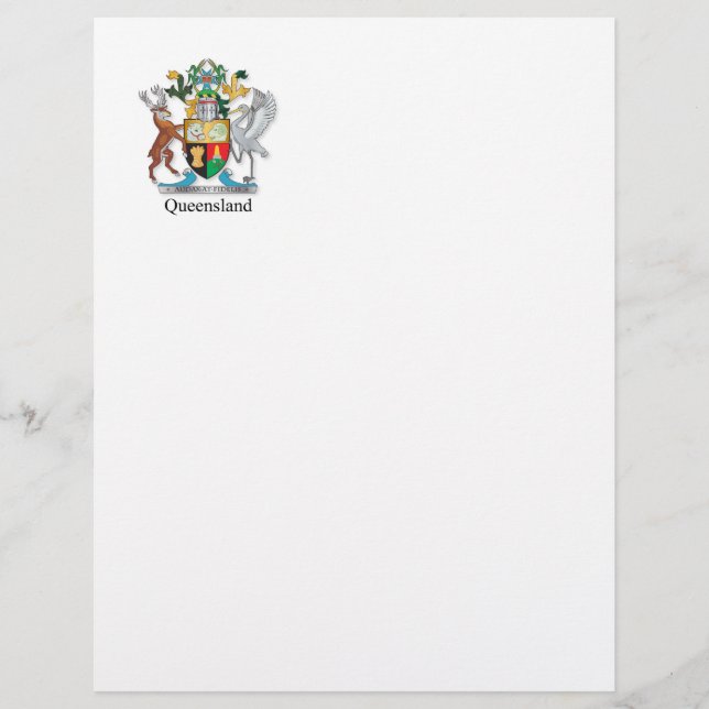 Papier Armoiries du Queensland (Devant)