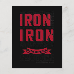 Papier As Iron Sharpens Iron, So One Person Sharpens