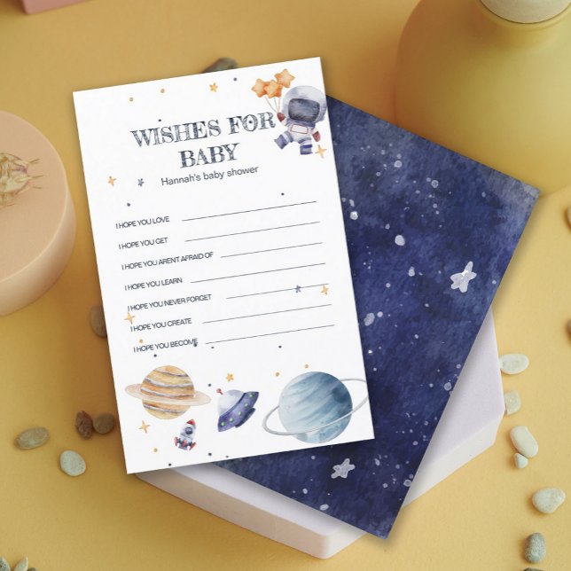 Papier Astronaunt Rocketship Baby shower Baby Bingo Jeu (Astronaunt Rocketship Baby Shower Baby Bingo Game)