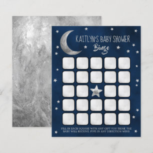 Papier Au-Dessus De La Lune   Bingo Baby shower