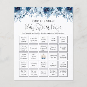 Papier Automne Citrouille Bingo Devinez Qui Baby shower J