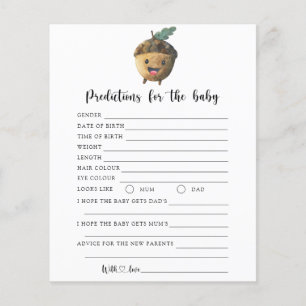 Papier Automne - prédictions et conseils pour bébé