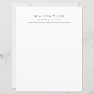 Papier Avocat à la loi minimaliste classique Pro