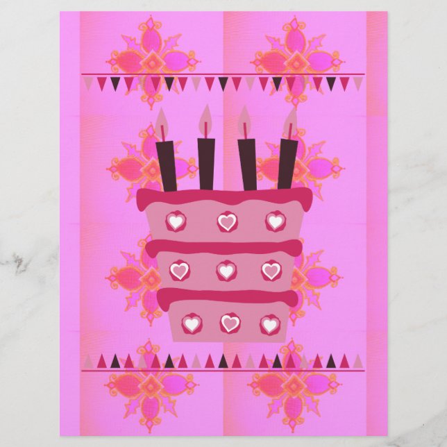 Papier Ayez un merveilleux anniversaire heureux (Devant)