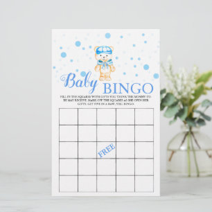 Papier Baby Bingo Blue Baby Boy Shower Jeu