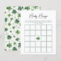 Baby Bingo Lucky Charm Baby shower Jeu