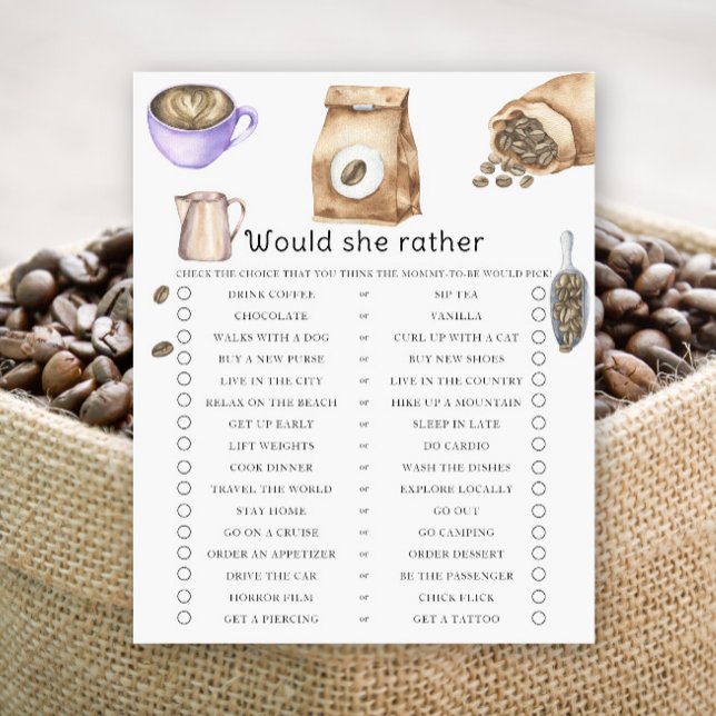 Papier Baby brasse du café Voudrait-elle plutôt (Créateur téléchargé)