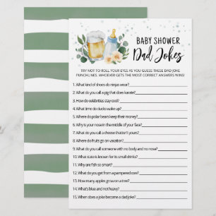 Papier Baby est en train de brasser papa plaisante Baby s