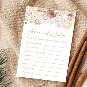 Papier Baby in Bloom Florals Conseils et voeux jeu