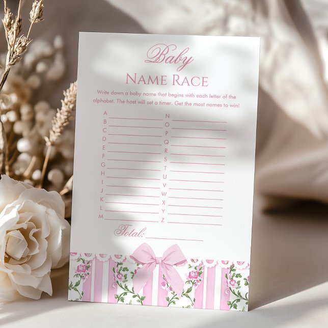 Papier Baby Name Race Baby Love Shack Baby Coquette game (Créateur téléchargé)