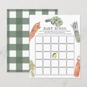 Papier Baby shower agricole local Bingo