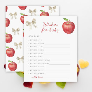 Papier Baby shower Apple Wings for baby