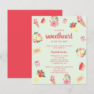Papier Baby shower Budget Little Sweetheart sur le chemin