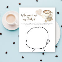 Baby shower café - Qui m'a donné mes regards ?
