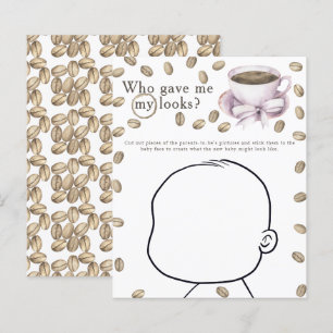 Papier Baby-shower café - Qui m'a donné mon apparence ?