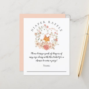 Papier Baby shower de fille de chaudière de chaudière Fox