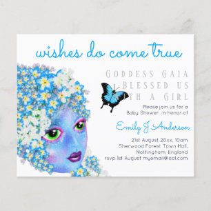 Papier Baby shower de la déesse GAIA Imaginaire Art Flowe