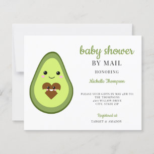 Papier Baby Shower Économique Par La Poste Avocat Kawaii 
