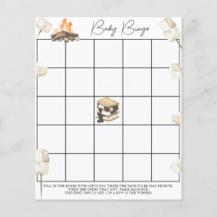 Papier Baby shower Feu de joie - Jeu de Bingo