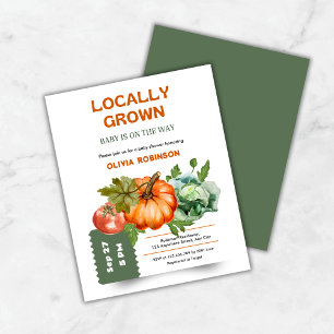 Papier Baby shower Invitation cultivé localement